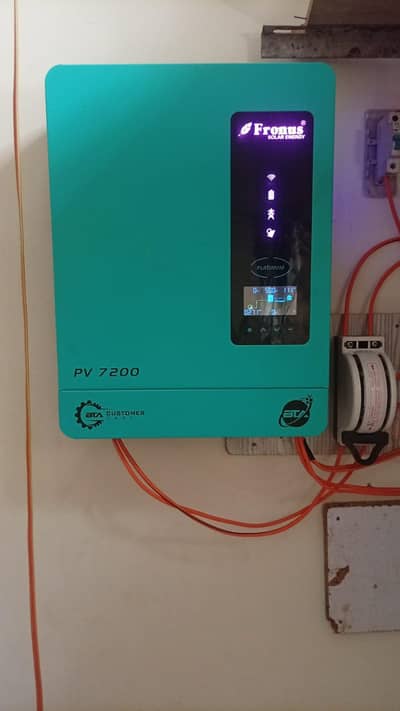 Fronus inverter 7200 pv 6.2 kw