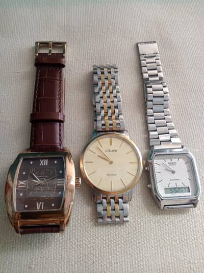 Casio, Citizen, Swiss Analog Originals