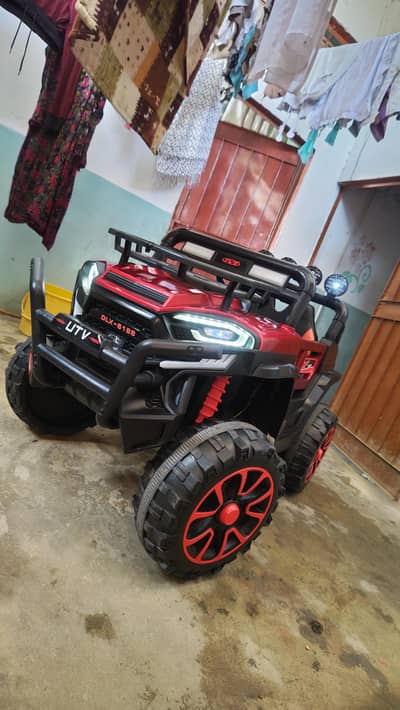 Electric jeeb 4x4 bilkul new big battery install 2day bekup