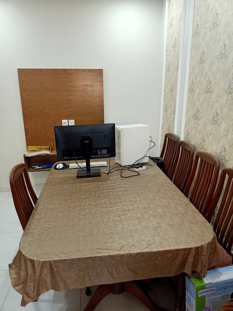 6 Seater Dining Table Solid Wood 2