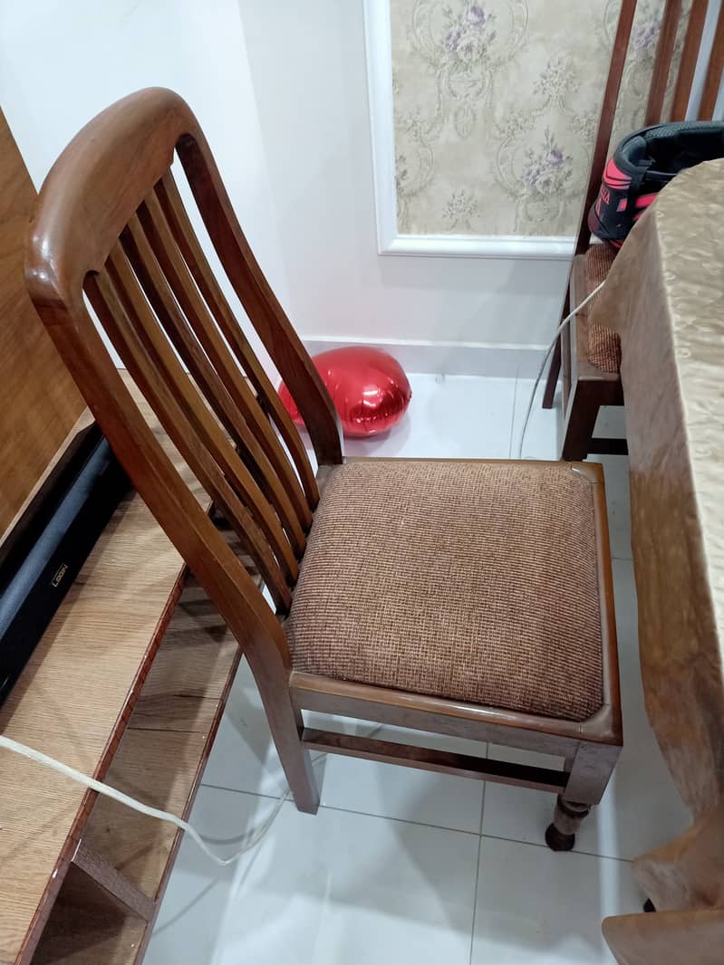 6 Seater Dining Table Solid Wood 3