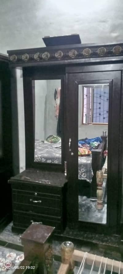 Turkish style dressing with double mirror and 2 drawers for sale