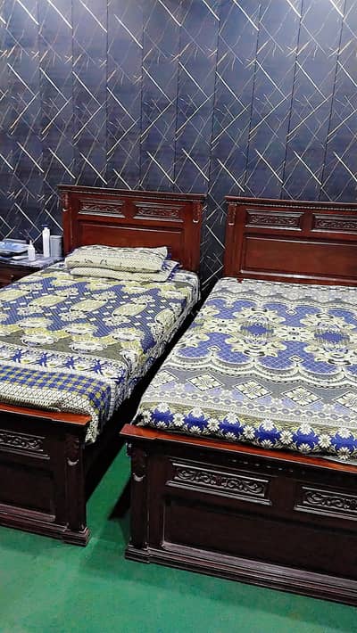 Beds , side Table , Mattress  condition 100