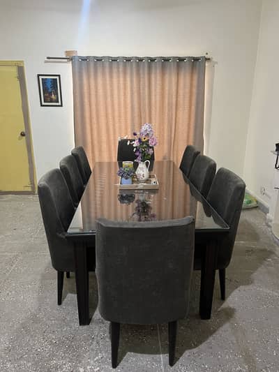 8 seater luxury sheesham wood dining table