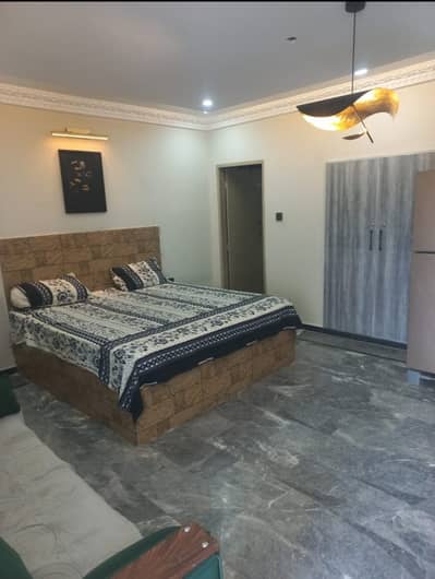 Full Furnished 2nd floor Studio Apparment For Rent. 50.000 2 bachelor boys k lya Available