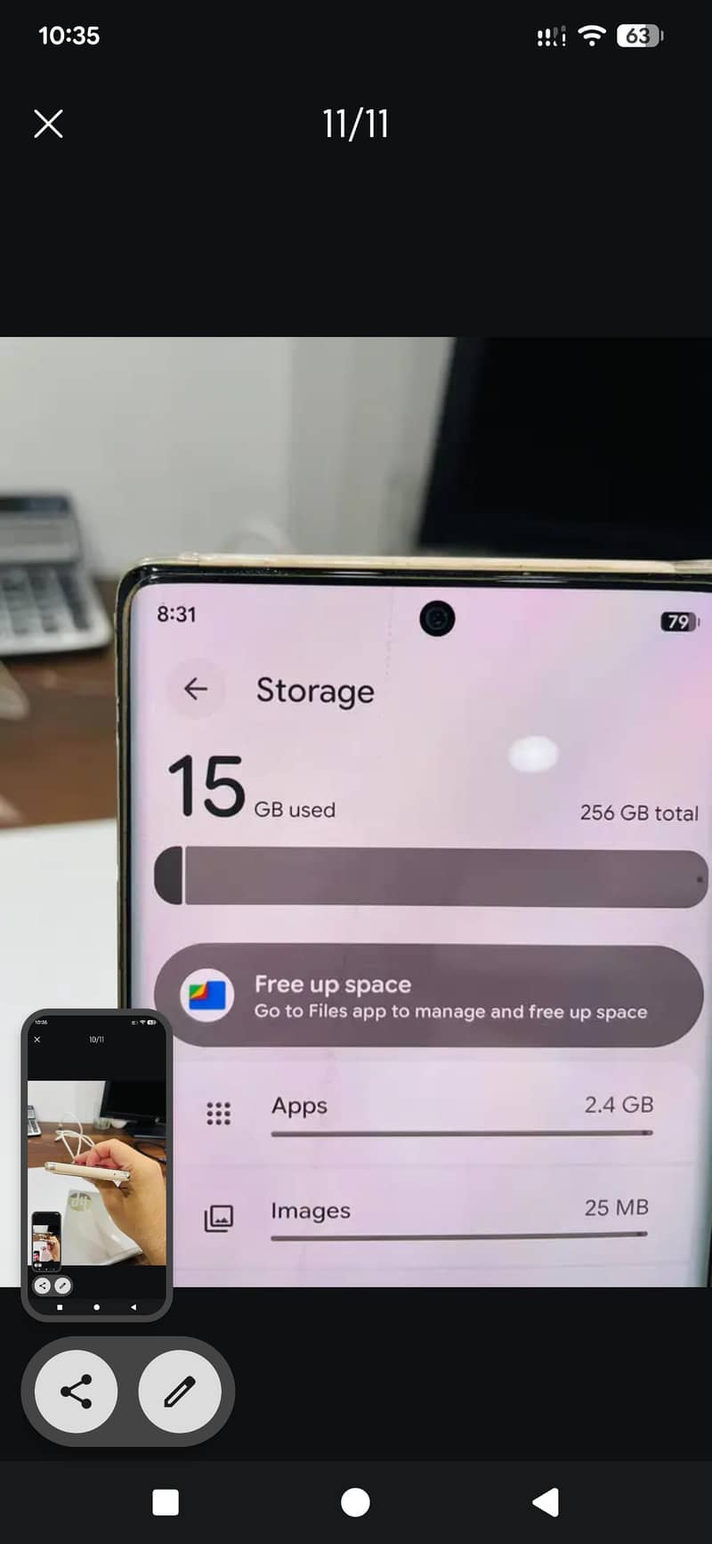 Google pixel 6 pro 8