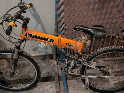 Hummer G4 folding mountain bike folding cycle with new tyres