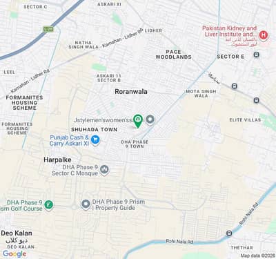 Perfect Prime Location 2 Marla Commercial Plot In DHA 9 Town For sale