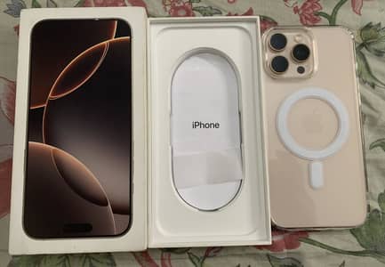 iPhone 16 pro Max 256GB  physical + Esim Non-Pta Factory unlocked