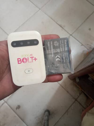 zong Bolt  plus 4g Devis