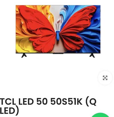 TCL android QLED TV 4k 50 inches LCD