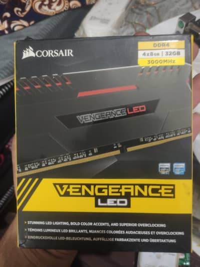 Corsair vengeance 32gb 8gb × 4 ddr4 3000mhz cL15