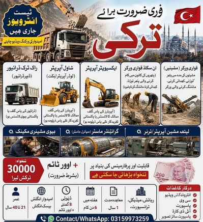jobs available in turkey study visa and work permit