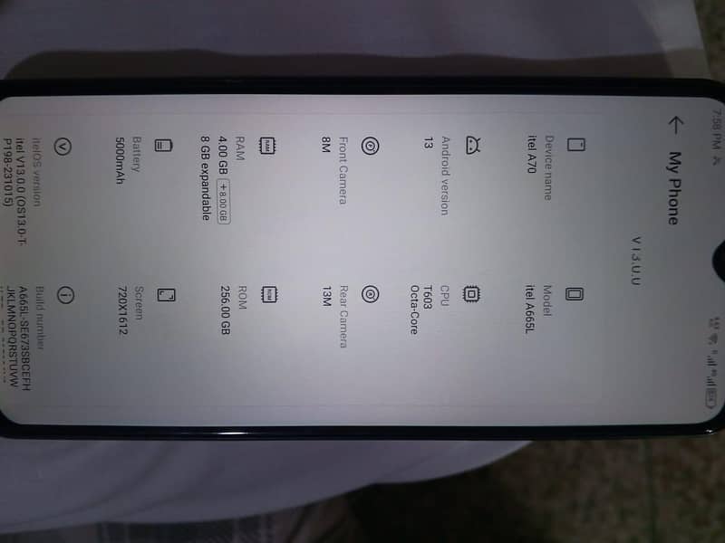 itel A70 7