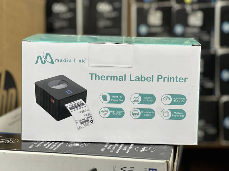 Media link Barcode Printer 0