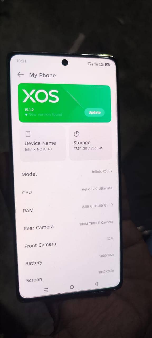 Infinix Note 40 5