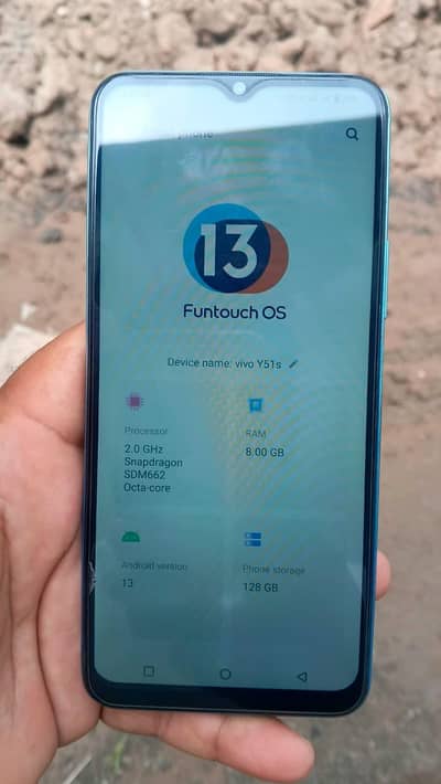 Vivo Y51s 8/128 GB pta approved exchange possible