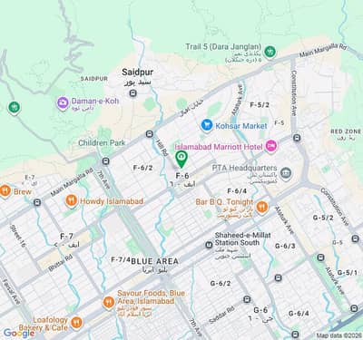 High-Visibility Ground Floor Shop For Rent in F-6 Markaz