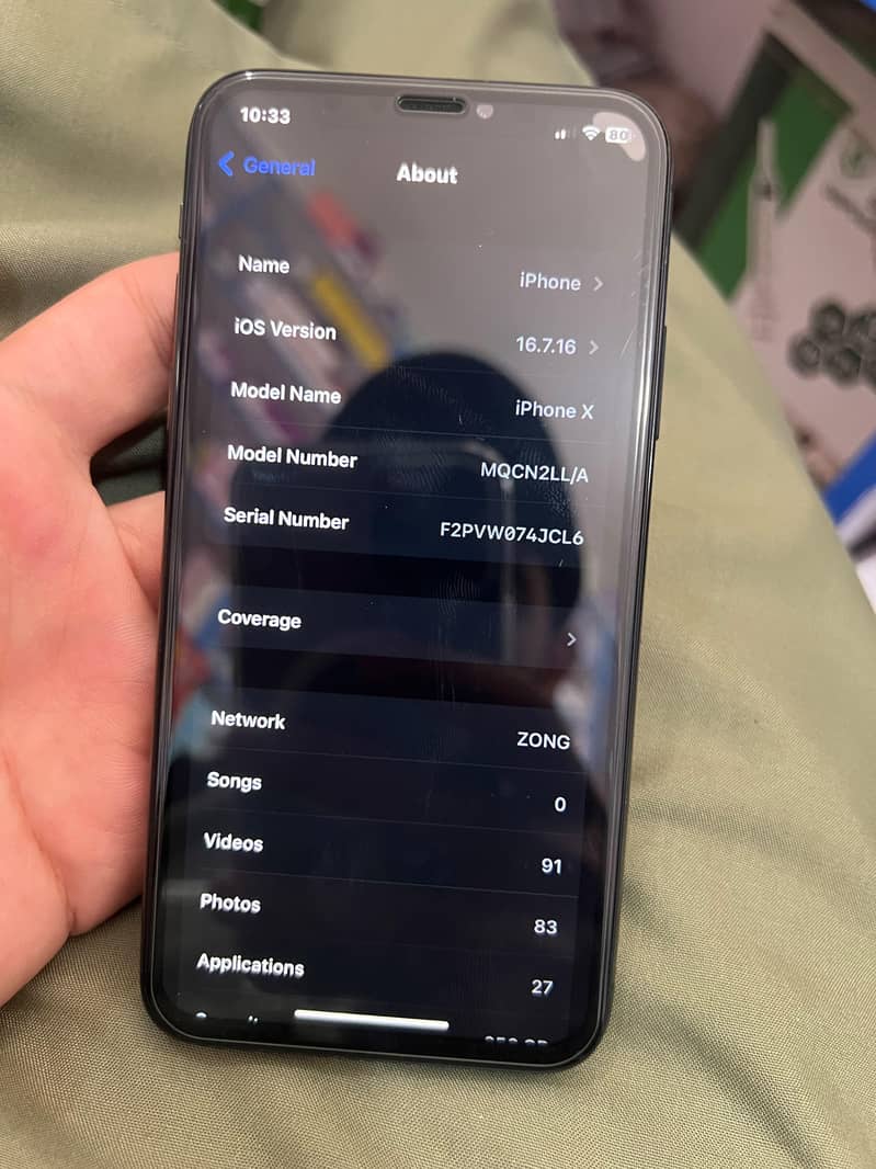 Apple iPhone X 5