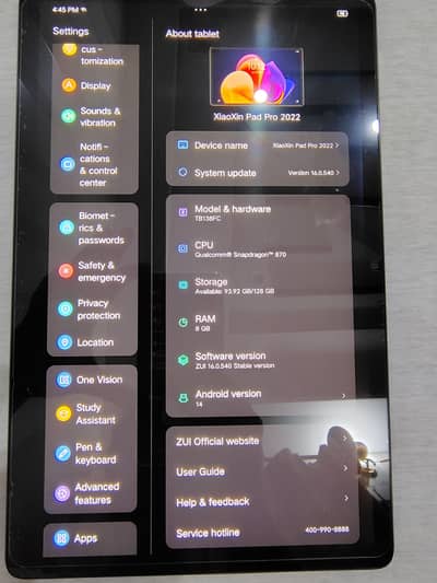 Lenovo XiaoXin Pad Pro 2022 | 8GB RAM + 128GB  Snapdragon 870