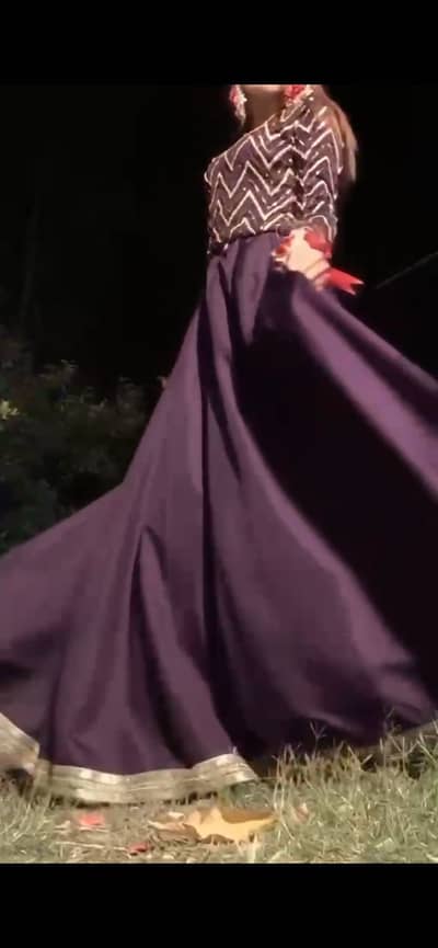  Beautiful Purple Designer Lehenga – Worn Once – Urgent Sale