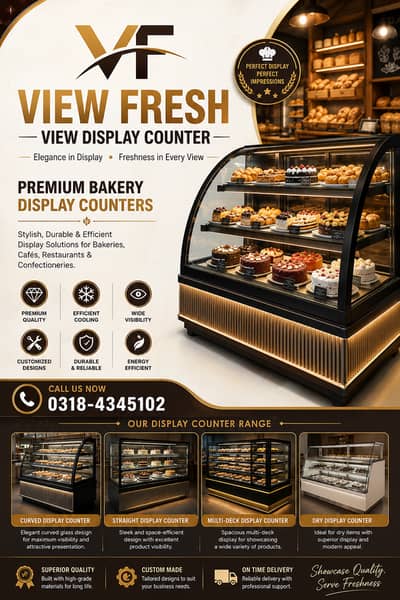 Ice Cream, Double door chiller and D freezer , Cake display chiller