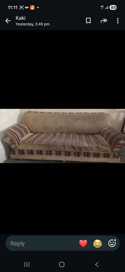 Old sofa