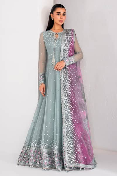 Maria. B Embroidered unstitched 3pc heavy fancy