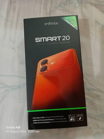 Infinix Smart 20 128GB 10/10 flawless condition Black
