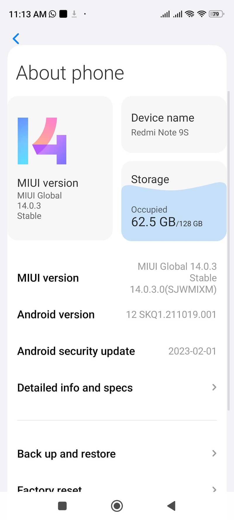 Redmi Note 9s PTA 2