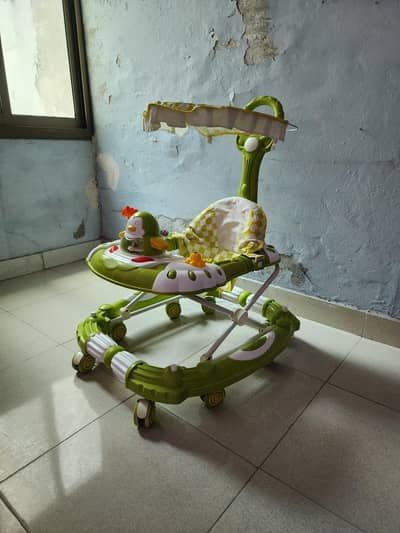 3-in-1 Baby Walker with Music & Toys | Excellent Condition