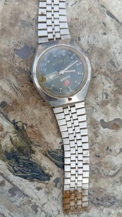 Rado conway series automatic steel body 1970 2789,1 day date 3 swiss m