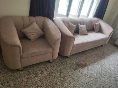 Luxury 5-Seater Sofa Set – Never Used | Beige Fabric
