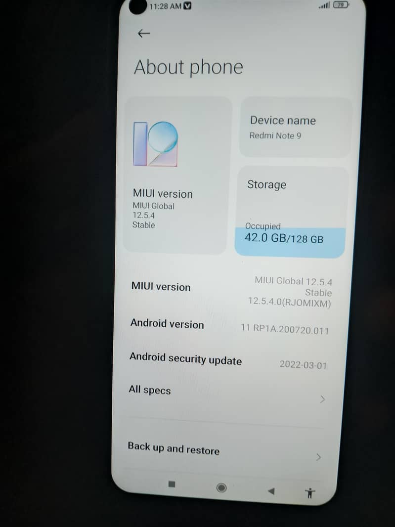 Xiaomi Redmi Note 9 5