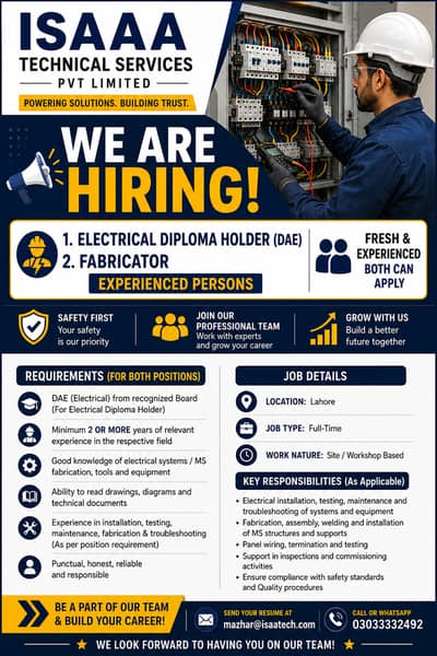 DAE ELectrical and Fabricator