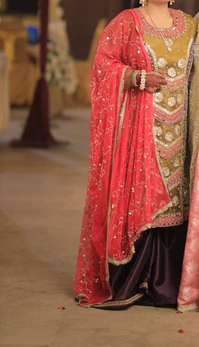 mehndi dress