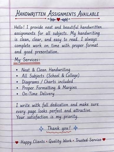 assignment writing