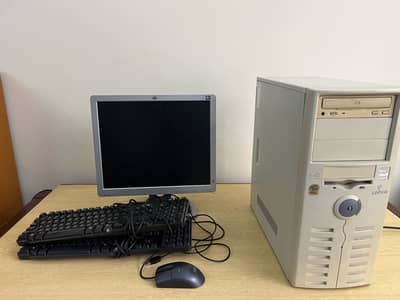 Cobra PC Tower + HP 17" LCD Monitor Bundle - No RAM No HDD