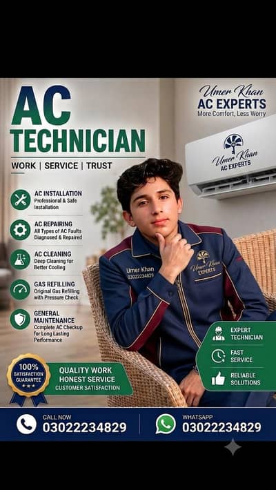 Professional AC & Fridge Repairing and Maintenance Service