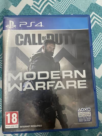 Ps4 call of duty vanguard and call of duty modern warfare