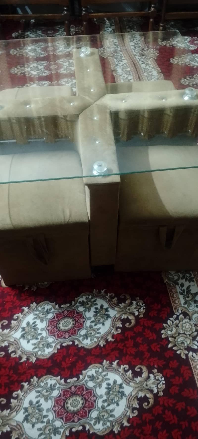 center table with 4 stools 6