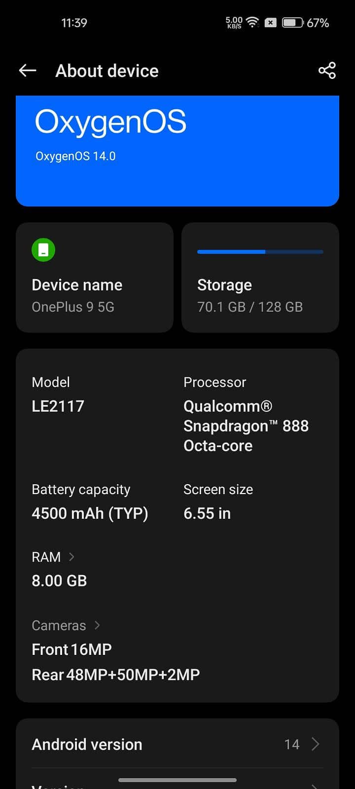 One Plus 9 0