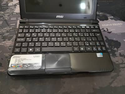 MSI Intel Atom N2600 U180 Netbook 4GB Ram 80GB HDD 10-inch