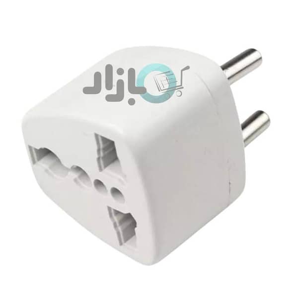 Pack Of 2 - 3 To 2 Pin Converter Plug