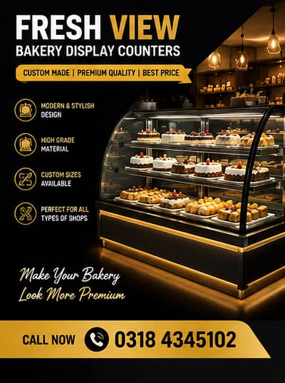 Bakery Display Counter Chiller  Salad Bar  Bakery counter