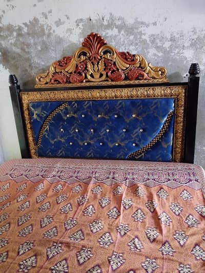 metal double bed for sale