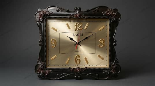 BAOLI vintage ornate decorative wall clock