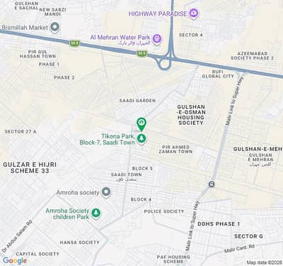120 Square Yards Residential Plot available for sale in Saadi Town - Block 7, Karachi