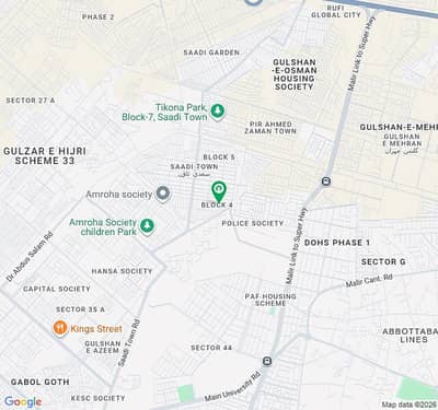Get This Amazing 120 Square Yards House Available In Saadi Town - Block 4