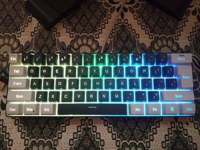 X15, 61 KEY RGB gaming keyboard